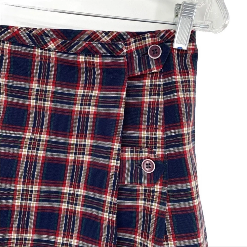 Parker Tartan Plaid Pleated Mini Skirt